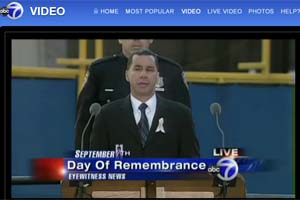 Sri Chinmoy Quoted By Governor Paterson at 9/11 Ceremony