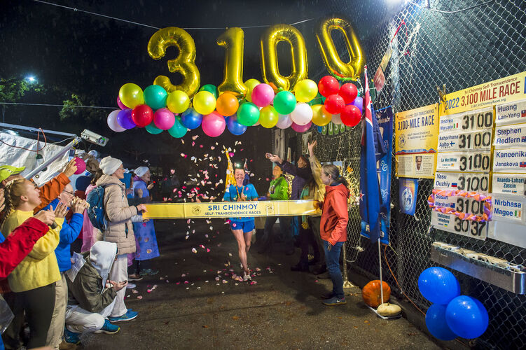 Start of the 2023 Sri Chinmoy 3100 Mile Self-Transcendence Race